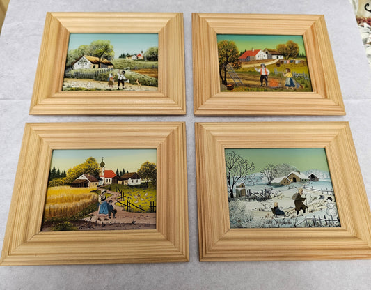 Rear glass 4-season set, bright