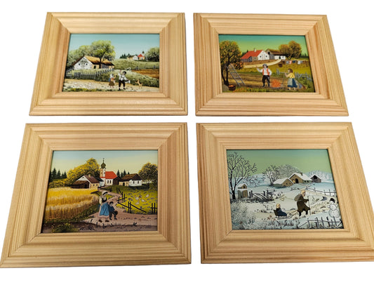 4 Jahreszeiten Set, hell klein