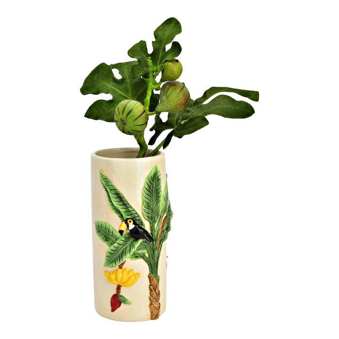 Papagei Palme Vase