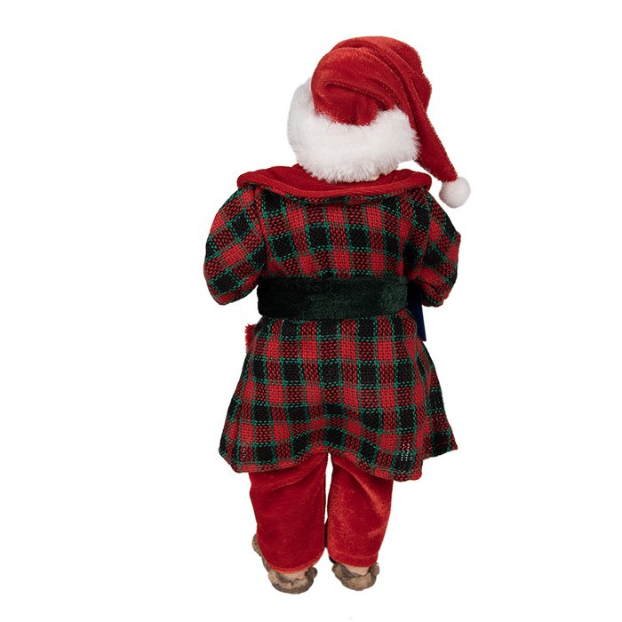 Weihnachtsmann mit Buch