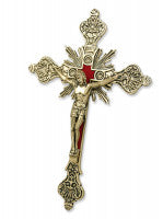 Metall-Kreuz mit Körper