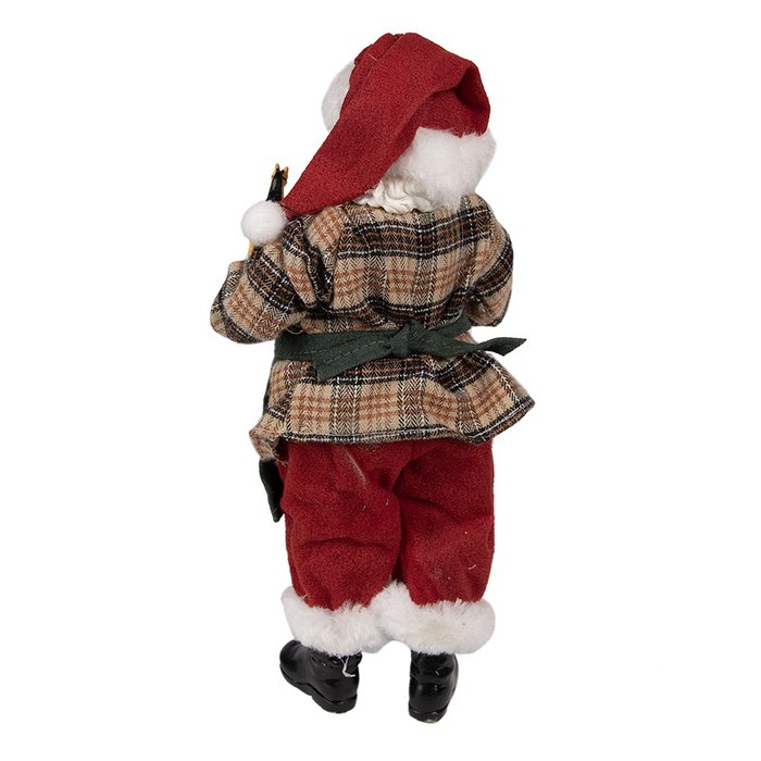 Weihnachtsmann mit Schaukelpferd