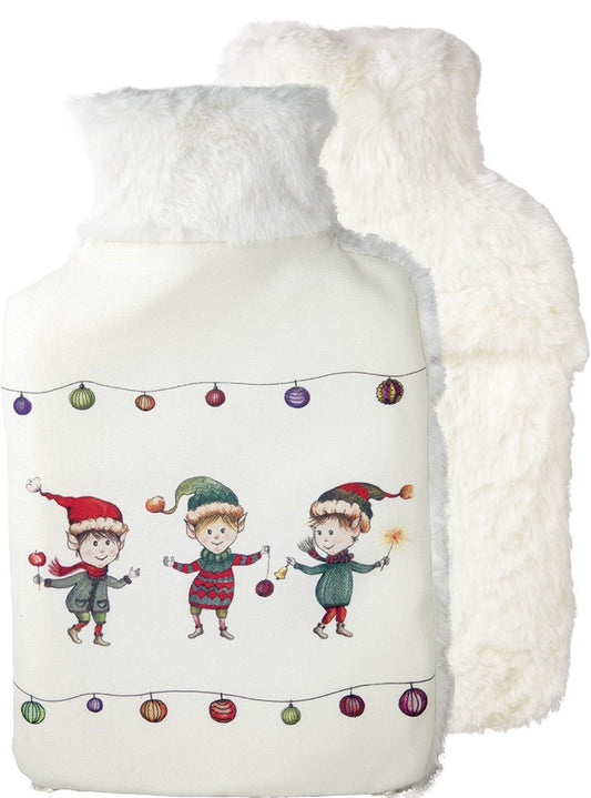 Elves at Work Wärmeflasche