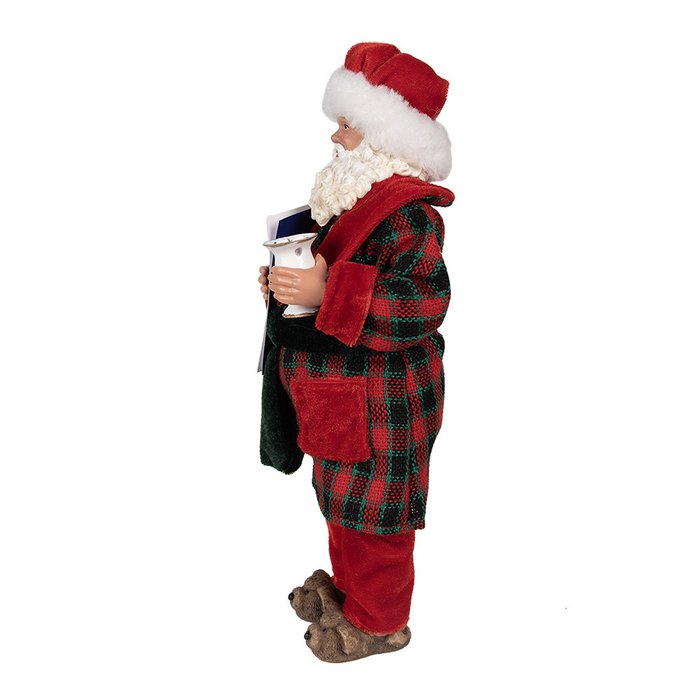 Weihnachtsmann mit Buch
