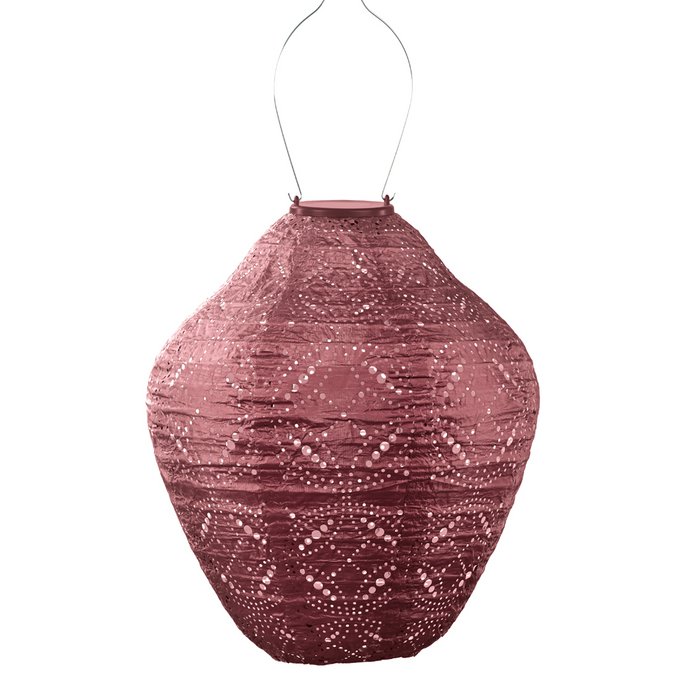 Solar Lampion Kupfer/Braun