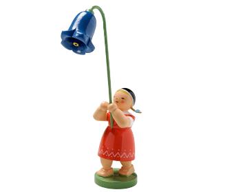 Mädchen mit Glockenblume
