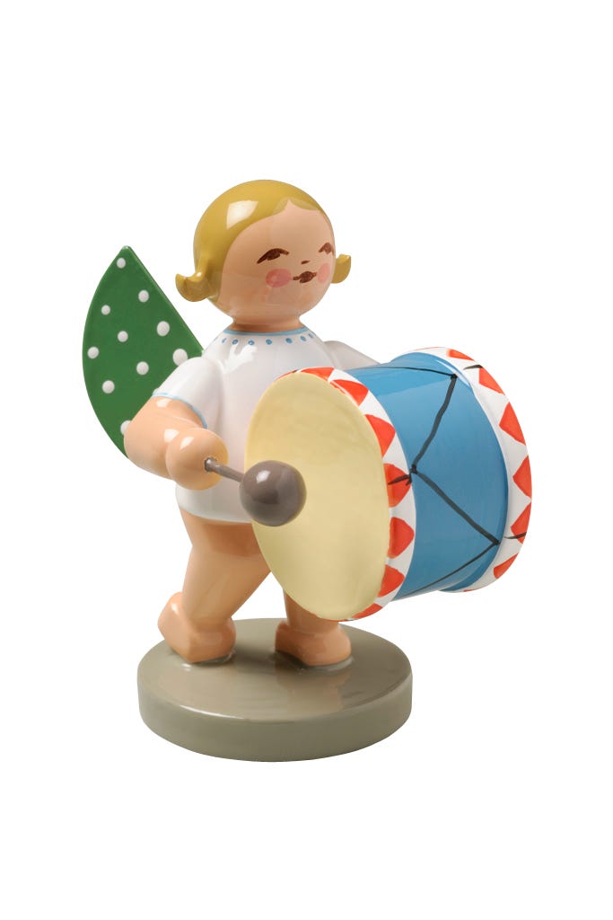 Angel with drum