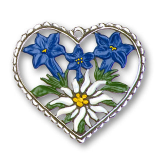 Coeur Gentiane Edelweiss