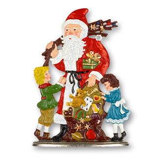 Weihnachtsmann mit Kindern