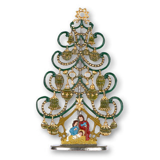 Sapin de Noël avec nativité