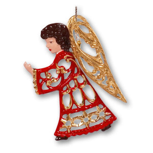 Ange miniature 3D rouge