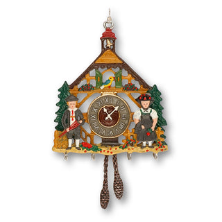 Horloge coucou miniature 3D