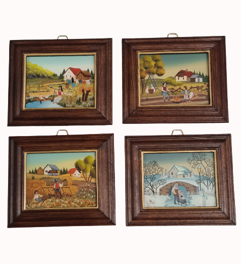 Rear glass 4-season set