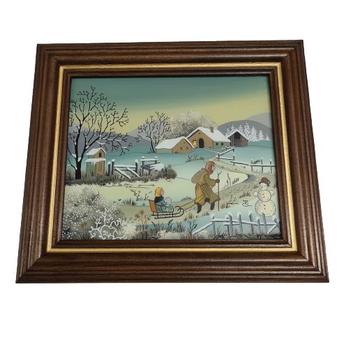 Rear glass 4-season set, large