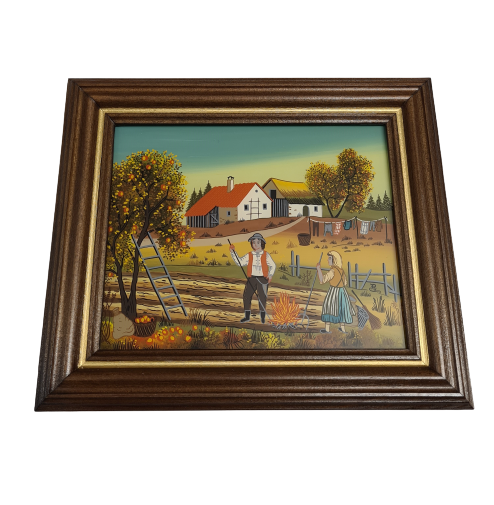 Hinterglas 4-Jahreszeiten Set, groß