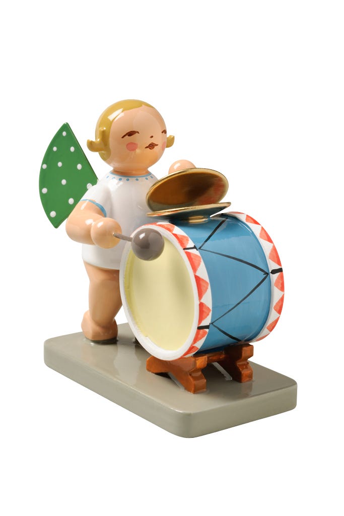 Angel with drums
