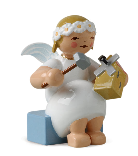 Marguerite ange avec moulin à vent