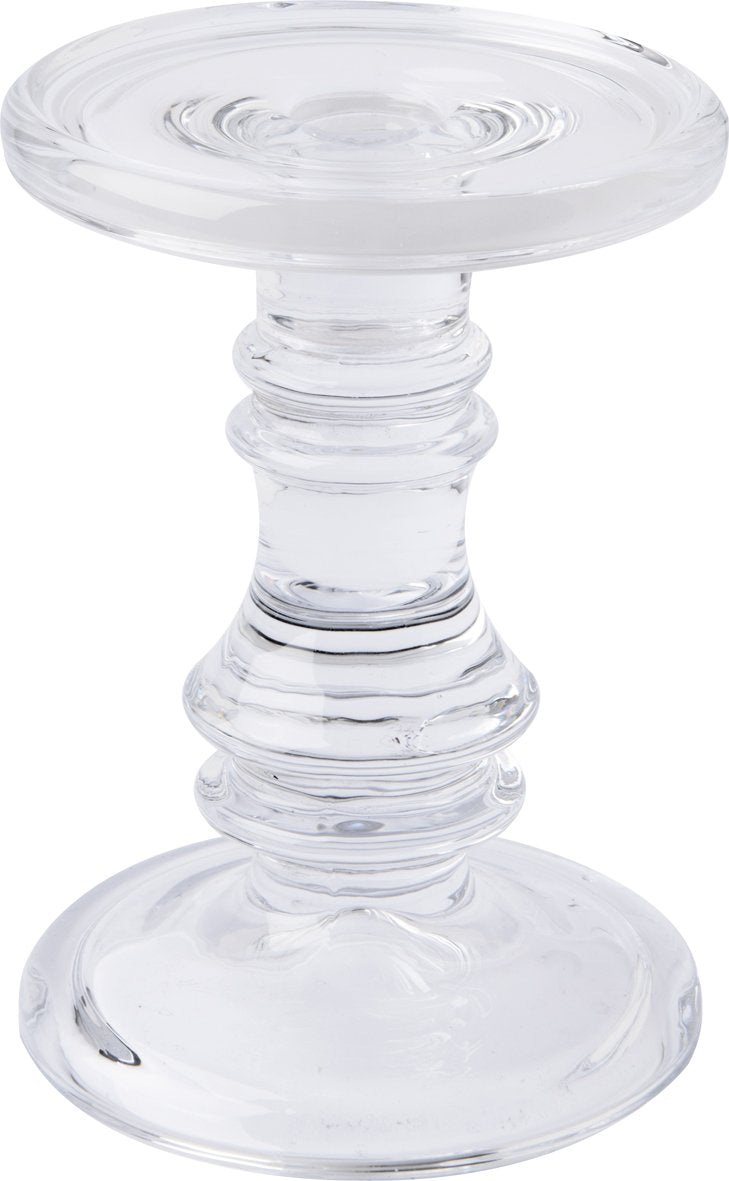 Bougeoir en verre, grand
