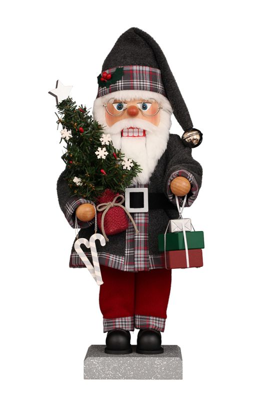 Nussknacker Weihnachtsmann Geschenkeübergabe