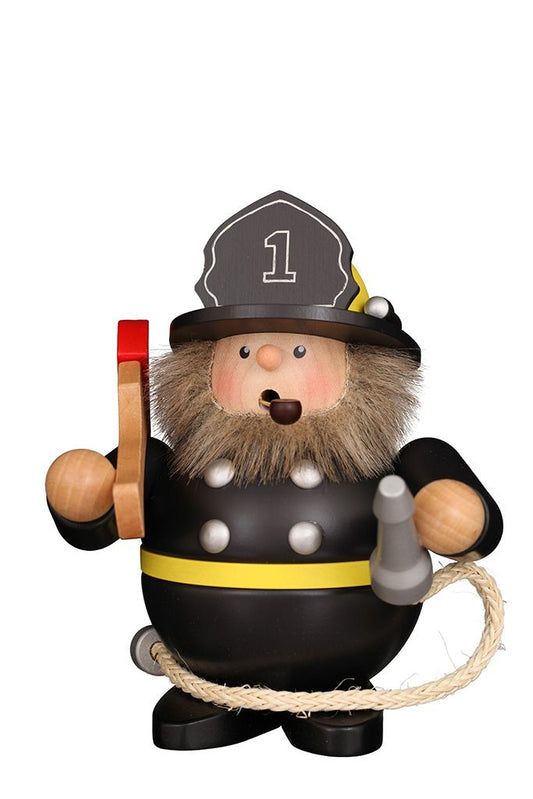 Smoking man fireman