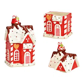 Dose Lebkuchenhaus rot