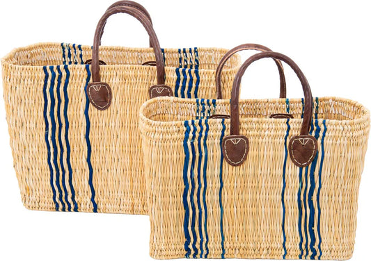 Korbtasche blau oder pink