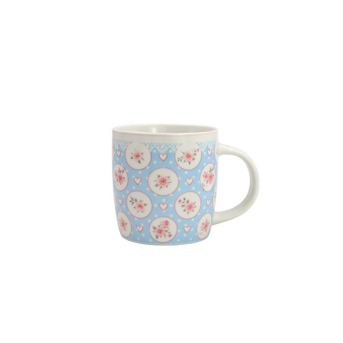 Mug flowers blue