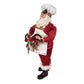 Weihnachtsmann mit Girlande