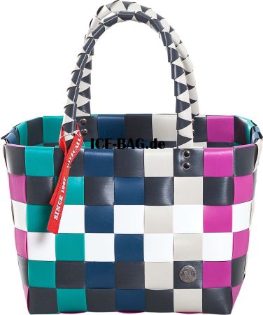 Mini Shopper schwarz pink