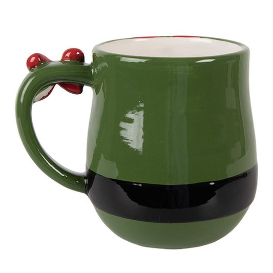 Weihnachtsmann Häferl grün