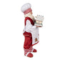 Weihnachtsmann mit Lebkuchenhaus