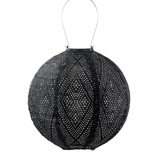 Solar Lampion schwarz