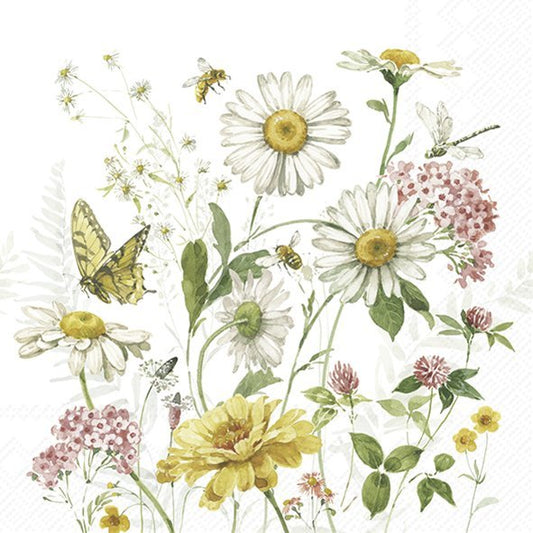 Wildflower and Butterfly