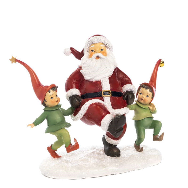 Santa mit Elfen