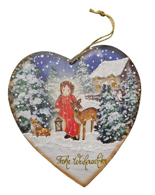 Herz Engel Reh Fuchs "Frohe Weihnachten"
