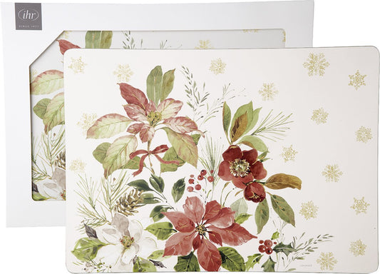 Poinsettia Bouquet Tischset