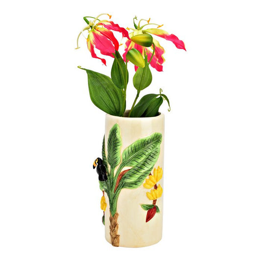 Papagei Palme Vase