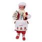 Weihnachtsmann mit Lebkuchenhaus