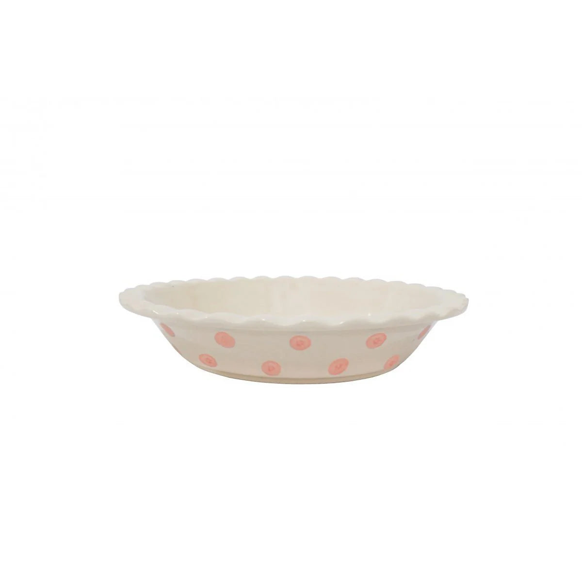 Cake pan with pink dots