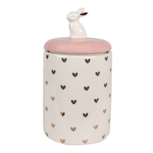 Dose mit Hase und Herzchen