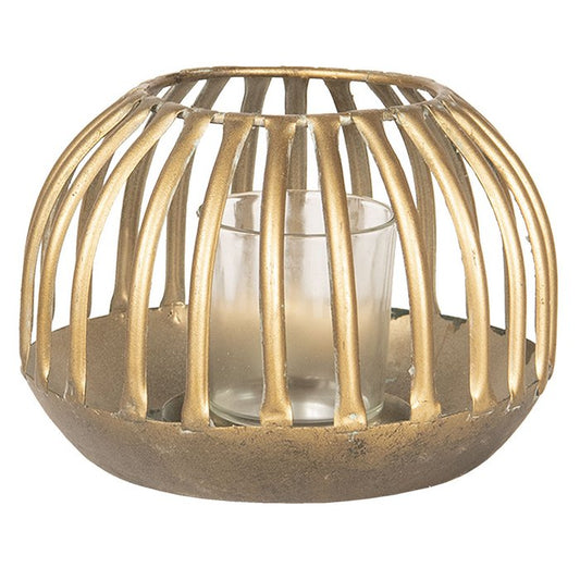 Windlicht Gold