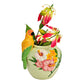 Papagei Blumen Vase