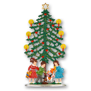 Weihnachtsbaum mit Kindern
