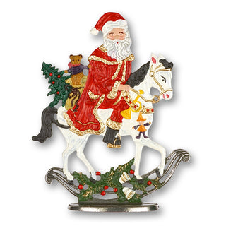 Weihnachtsmann auf Pferd