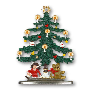 Christmas tree with doll