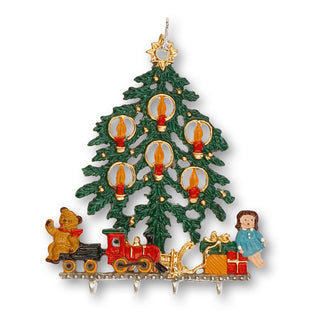 3D miniature Christmas tree with toys