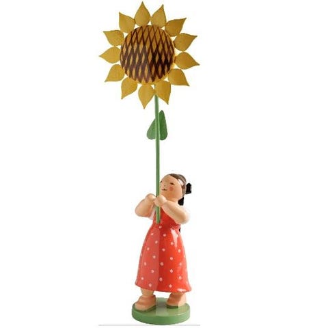 fille avec tournesol