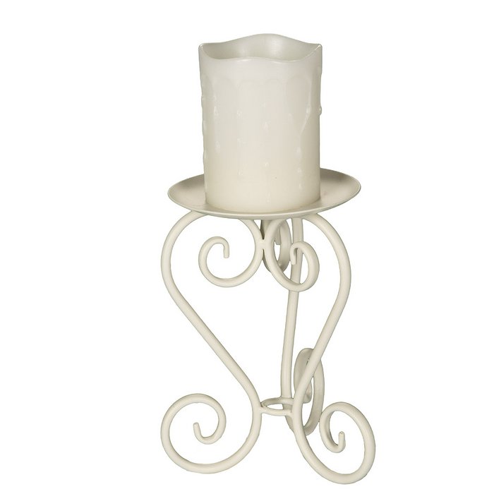 Candlestick antique white