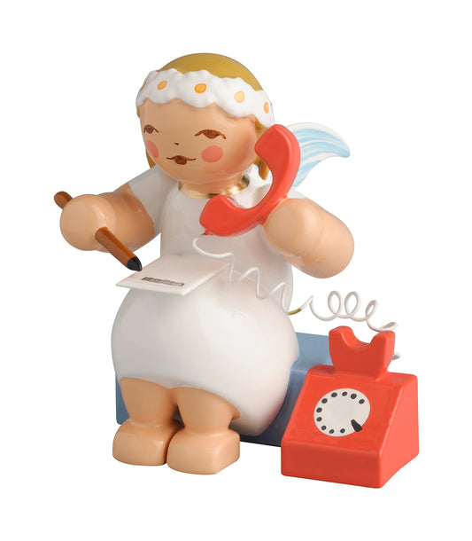 Margeritenengel mit Telefon