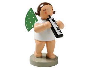 Angel with melodica